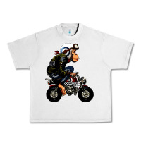 Lunar Rock monkey bike cartoon Urban Heavy Tee - artisFamous