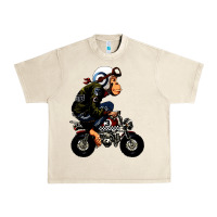 Sandshell monkey bike cartoon Urban Heavy Tee - artisFamous