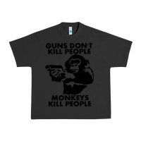 Pigment Black guns dont kill people Urban Heavy Tee - artisFamous