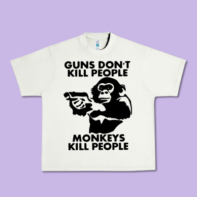 Guns Dont Kill People Urban Heavy Tee Designed By Artisfamous