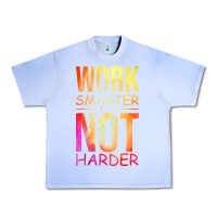 Grape Ice work smarter not harder Urban Heavy Tee - artisFamous