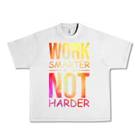 Lunar Rock work smarter not harder Urban Heavy Tee - artisFamous