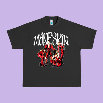 Maneskin Rock Urban Heavy Tee Designed By Artisfamous
