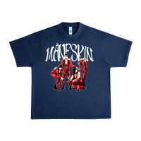 Navy maneskin rock Urban Heavy Tee - artisFamous