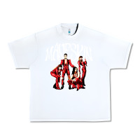 White maneskin rock Urban Heavy Tee - artisFamous