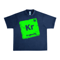 Navy kr kryptonite Urban Heavy Tee - artisFamous