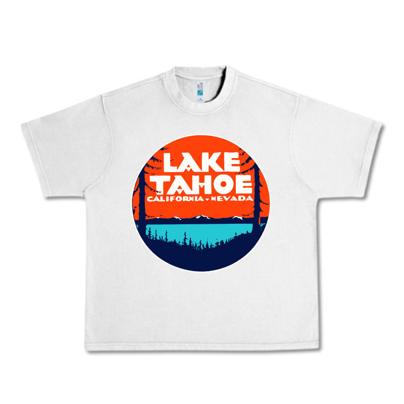 Lake Tahoe California Urban Heavy Tee by artisFamous | Teevron