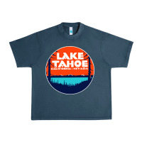 Midnight Navy lake tahoe california Urban Heavy Tee - artisFamous