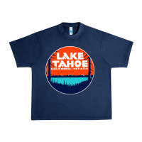 Navy lake tahoe california Urban Heavy Tee - artisFamous