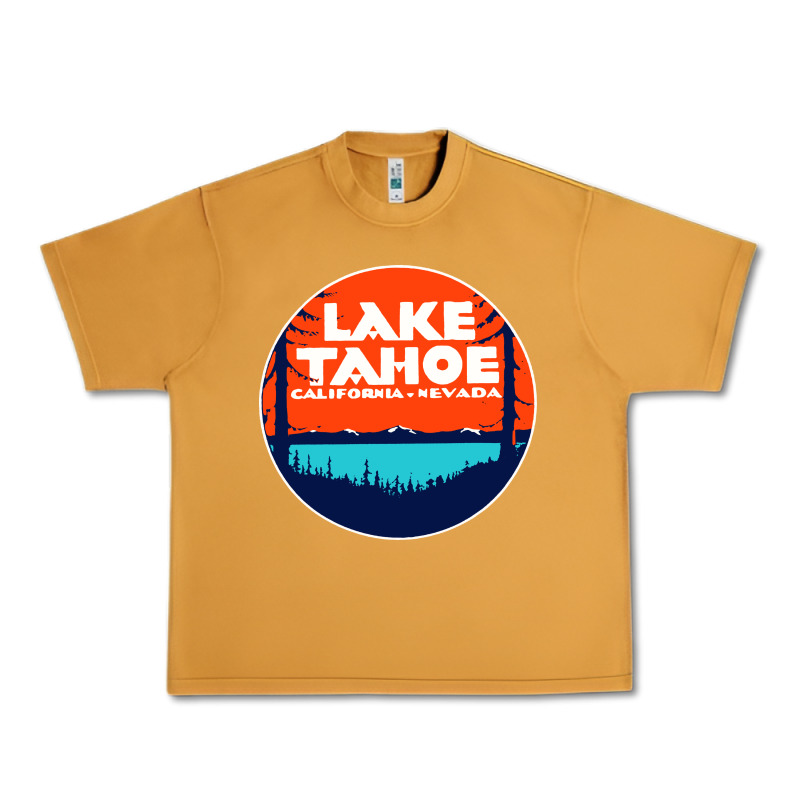 Lake Tahoe California Urban Heavy Tee by artisFamous | Teevron