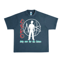 Midnight Navy devo duty now for the future Urban Heavy Tee - artisFamous