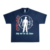 Navy devo duty now for the future Urban Heavy Tee - artisFamous