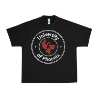 Black university of phoenix white red Urban Heavy Tee - artisFamous