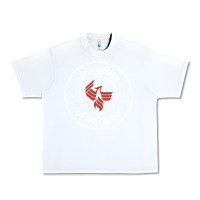 White university of phoenix white red Urban Heavy Tee - artisFamous
