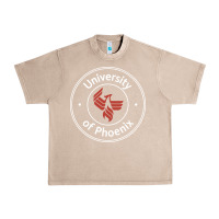 French Oak university of phoenix white red Urban Heavy Tee - artisFamous