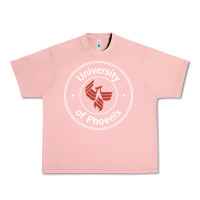 Salmon university of phoenix white red Urban Heavy Tee - artisFamous