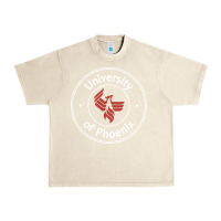 Sandshell university of phoenix white red Urban Heavy Tee - artisFamous