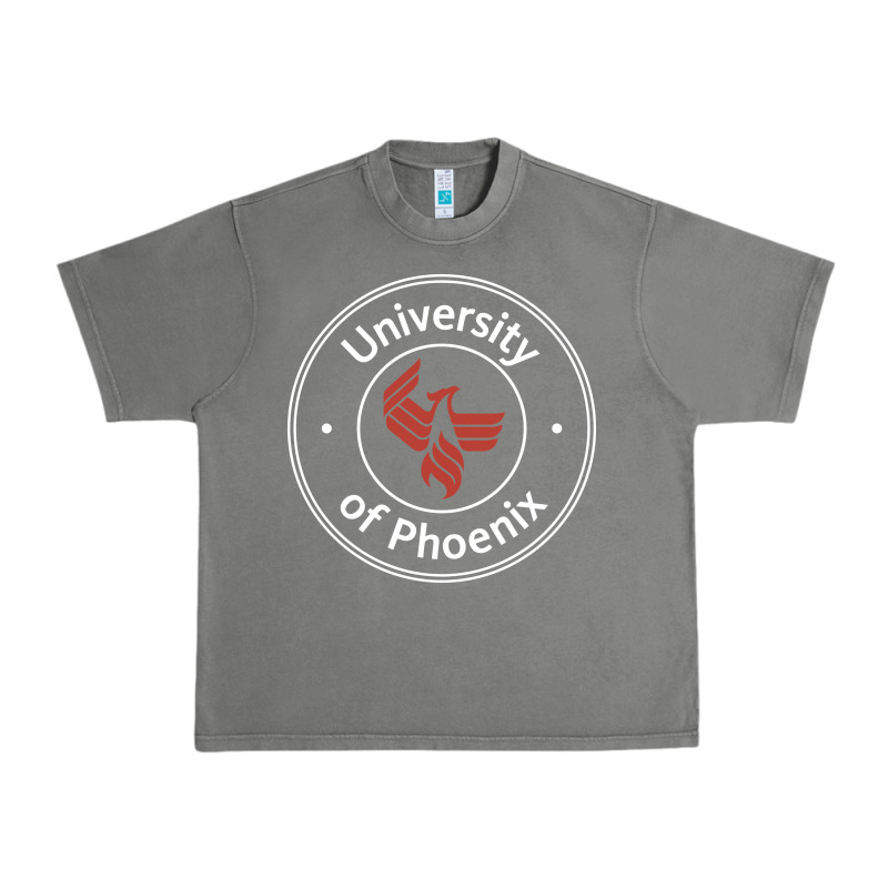 University Of Phoenix White Red Urban Heavy Tee by artisFamous | Teevron