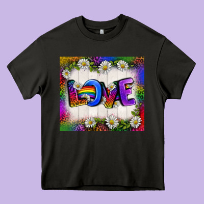 Western Love Lgbtq Tumbler Heavy Core Tee Designed By Bundleandbundleshop