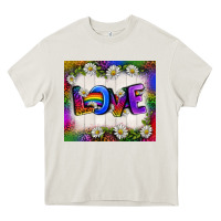 Cream Western Love LGBTQ Tumbler Heavy Core Tee - BundleAndBundleShop