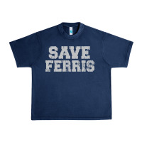Navy save ferris Urban Heavy Tee - artisFamous
