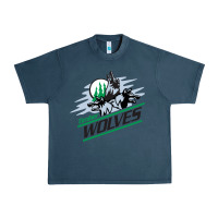 Midnight Navy timber wolves Urban Heavy Tee - artisFamous