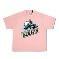 Salmon timber wolves Urban Heavy Tee - artisFamous