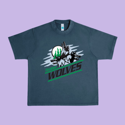 Timber Wolves Urban Heavy Tee Designed By Artisfamous