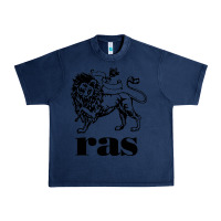 Navy ras records Urban Heavy Tee - artisFamous