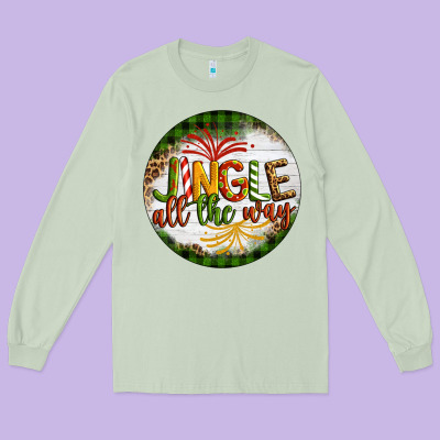 Christmas Jingle Long Sleeve Tee Designed By Artiststas