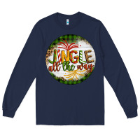 Navy Christmas Jingle Long Sleeve Tee - Artiststas