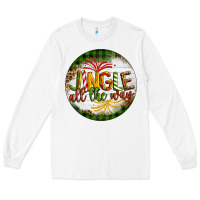 White Christmas Jingle Long Sleeve Tee - Artiststas
