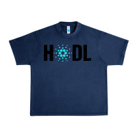 Navy hodl cardano Urban Heavy Tee - artisFamous