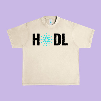 Hodl Cardano Urban Heavy Tee Designed By Artisfamous
