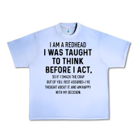 Grape Ice i am a redhead i was taught to think Urban Heavy Tee - artisFamous