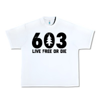 White live free or die 603 tree Urban Heavy Tee - artisFamous