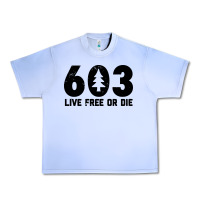 Live Free Or Die 603 Tree Urban Heavy Tee | Teevron