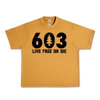 Peanut Butter live free or die 603 tree Urban Heavy Tee - artisFamous