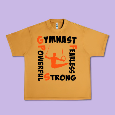 Awesome Gymnastics Boy Gymnast Power Strong Urban Heavy Tee Designed By Artisfamous
