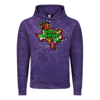 Cloud Purple merry Christmas y'all Texas map Vintage Hoodie - BarkalooDesign
