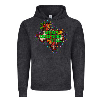 Vintage Black merry Christmas y'all Texas map Vintage Hoodie - BarkalooDesign