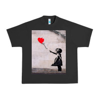 Pigment Black banksy, hope Urban Heavy Tee - artisFamous