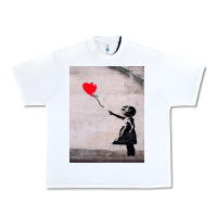 White banksy, hope Urban Heavy Tee - artisFamous