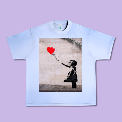 Banksy, Hope Urban Heavy Tee Designed By Artisfamous
