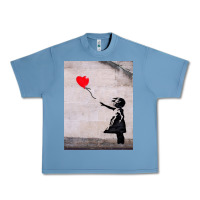 Pebble Blue banksy, hope Urban Heavy Tee - artisFamous