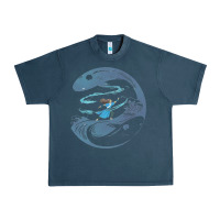 Midnight Navy Avatar Katara Urban Heavy Tee - artisFamous
