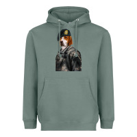 Sage Pet Portraits, Custom Pet Portraits, Renaissance Pet Portraits, Custom Heavyweight Hoodie - RanaPortraitStore