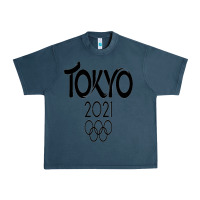 Midnight Navy Olympic RingTokyo 2020 Urban Heavy Tee - artisFamous