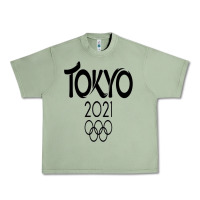 Oil Green Olympic RingTokyo 2020 Urban Heavy Tee - artisFamous