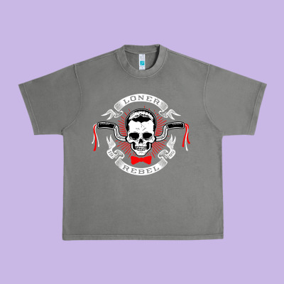 Loner Rebel Urban Heavy Tee Designed By Artisfamous
